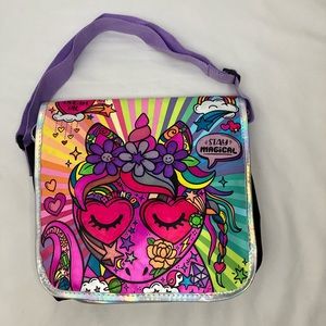 Colorful Unicorn Print Women's Bag